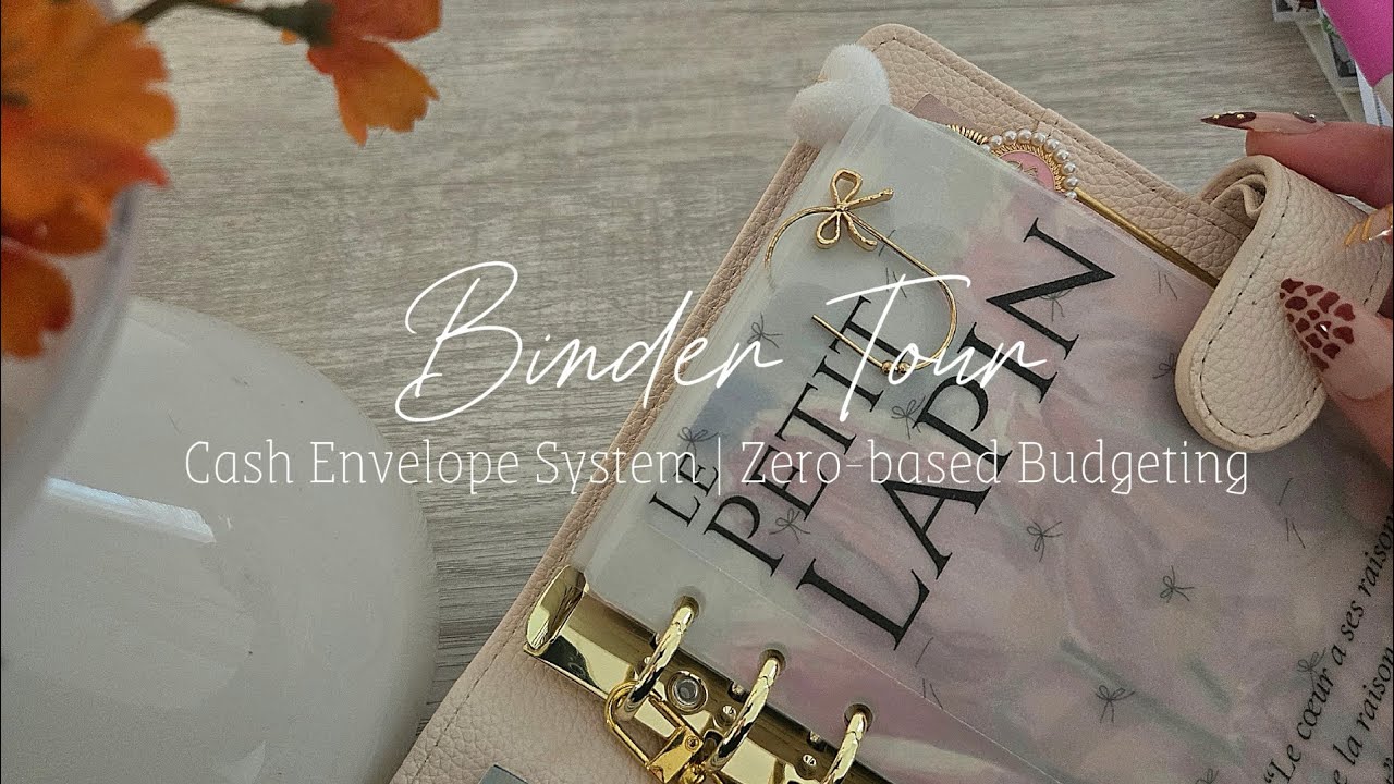 Binder Tour | First Video | Cash Envelope System ♡