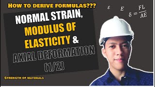 Normal Strain, Modulus of Elasticity and Axial Deformation Part 1
