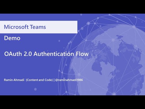 Community Demo: OAuth 2.0 Authentication Flow