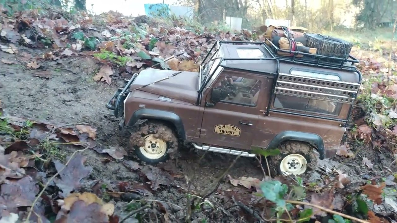 D90 scale trail trophy 1/10 rc gelande team raffee pneu rock climber ‐ Réalisée avec Clipchamp