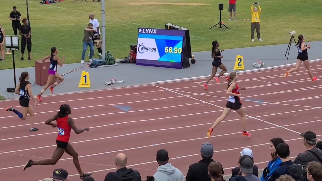Junior Girls 400m Finals OFSAA Track and Field Championships June