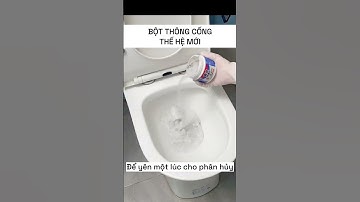 Bột thông cống Nhật Bản - Siêu thông tắc - Thông tất cả mọi thứ chỉ 5 giây