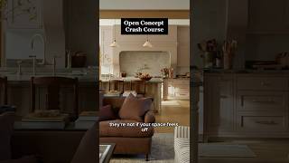 A crash course on how to design an open concept space #interiordesign