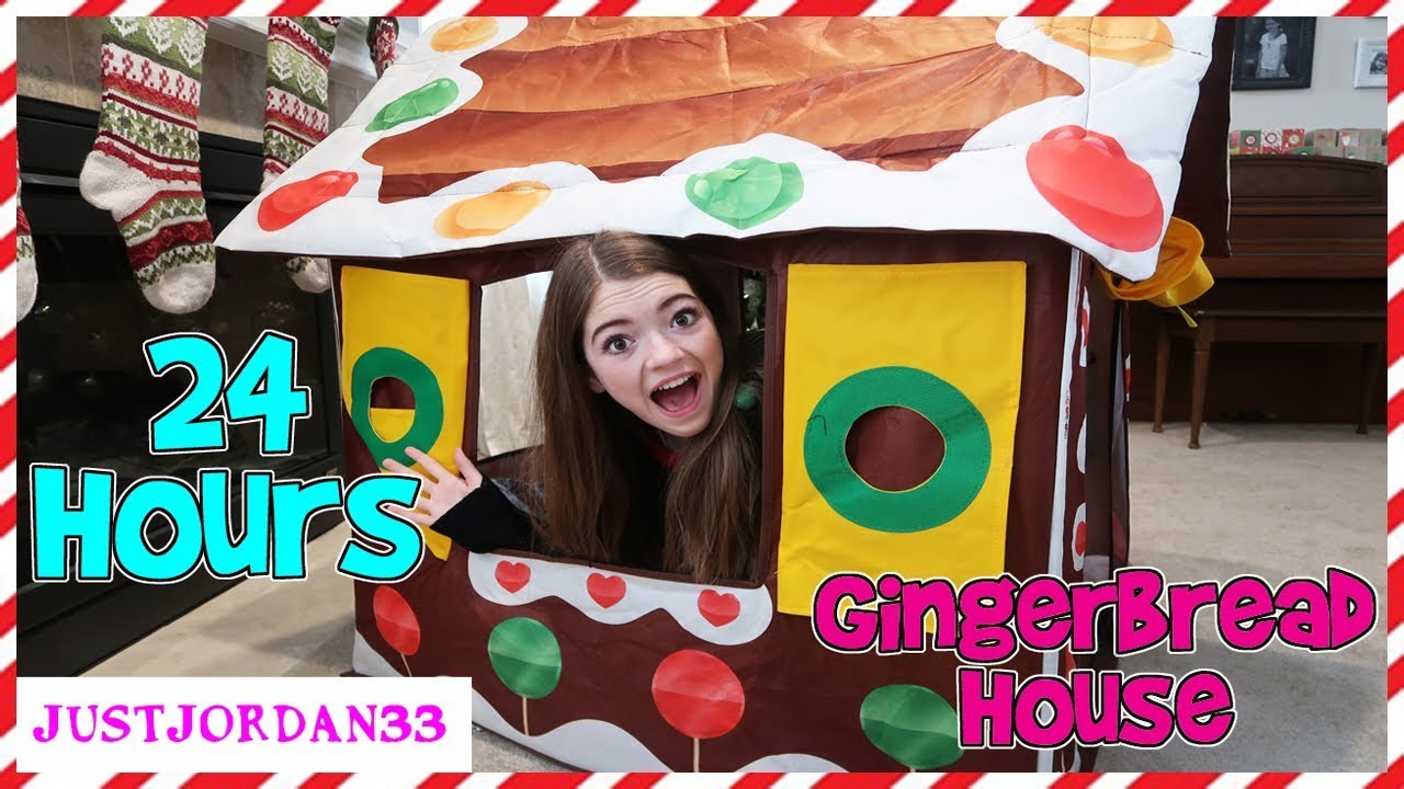24 Hour Gingerbread House Challenge / JustJordan33