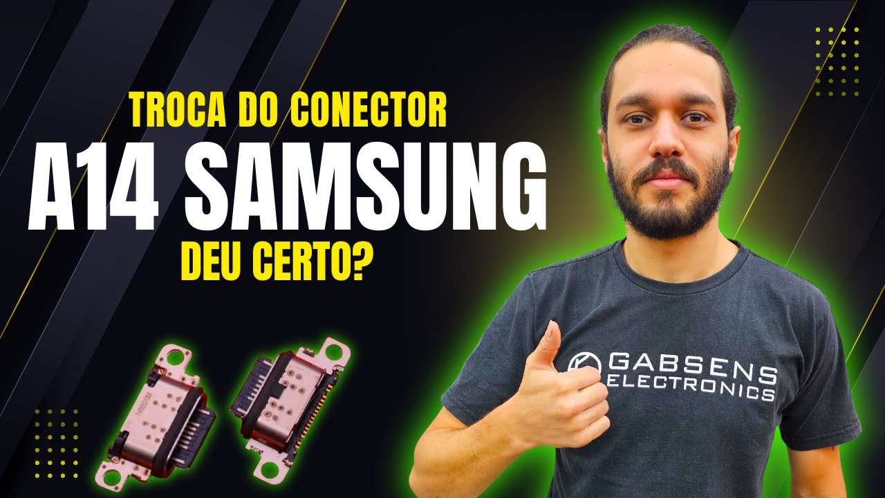 Samsung Galaxy A14 5G | Troca do conector de carga | Reparo completo