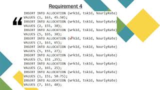 Database Analysis & Design - Assignment 1 - Oral Presentation