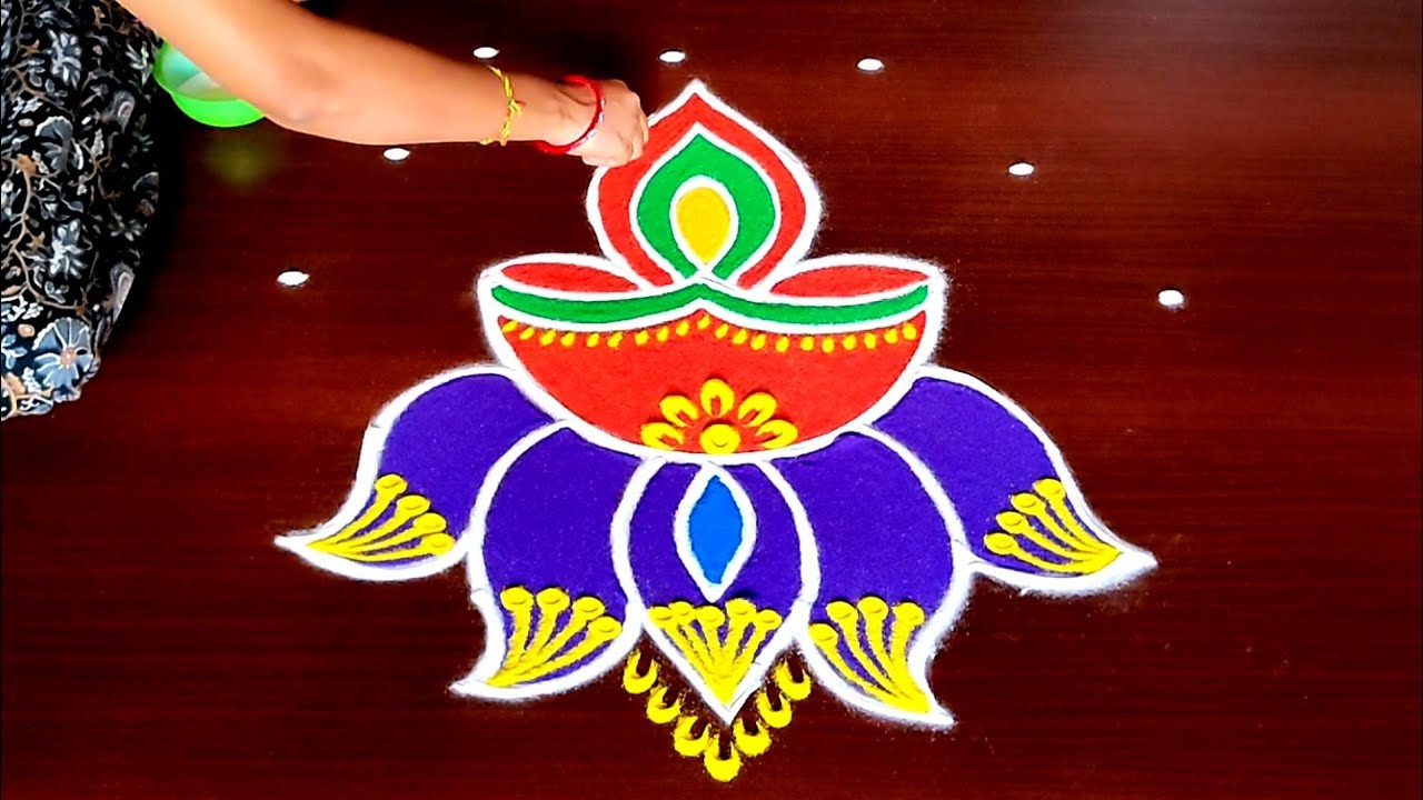 Diwali Special Rangoli Designs/Deepavali Muggulu Designs/Diwali ...