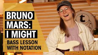 I Might — Bruno Mars | Bass Lesson with Notation | @SusiLotter | Thomann