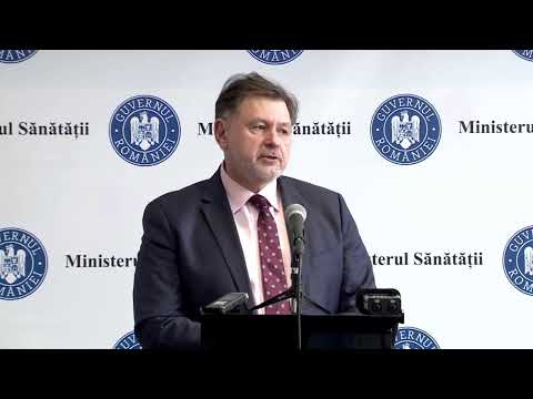 Conferință de presă susținută de ministrul Sănătății, prof. univ. dr. Alexandru Rafila