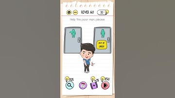 Brain test level 60 walkthrough