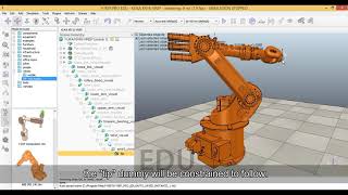 Vrep Inverse kinematics tutorial screenshot 2