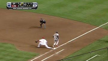 SF@CIN Gm3: Posey scores the go-ahead run in the 10th