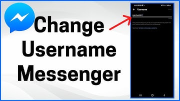 How to Change Messenger Username (2021)