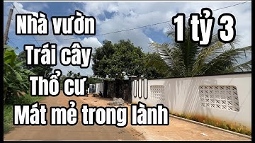 Bán nhà vườn trái cây nhỏ xinh, gần nhiều tiện ích, khí hậu mát mẽ trong lành ở TP HCM
