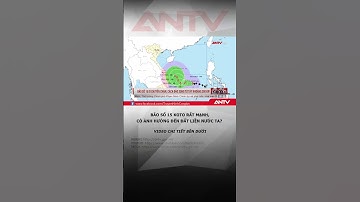 Bão số 15 Koto rất mạnh, có ảnh hưởng đến đất liền nước ta? #antv #shorts #thoisu #baoso15