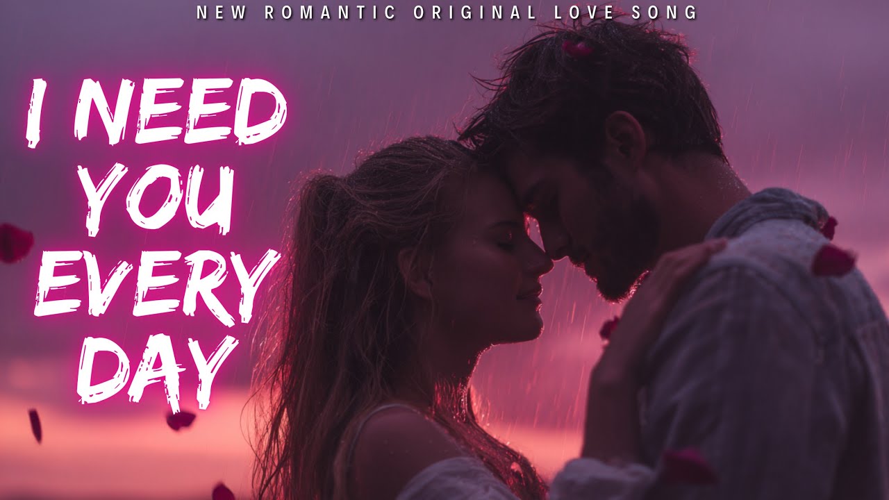 ❤️ I Need You Every day 💋 (Lyrics) | New Romantic Love Song | English Music 2025 ❤️