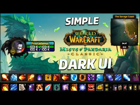 Classic MoP WoW Simple & Clean Ui - Easy Setup