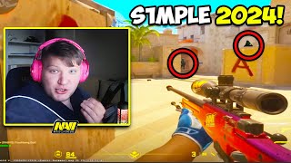 S1MPLE IS READY FOR 2024 PRO COMEBACK IN CS2! COUNTER-STRIKE 2 Twitch Clips