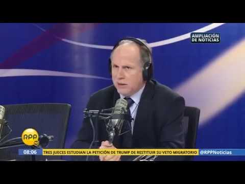 Congresista Miguel Torres, se pronuncia sobre la Com. de Constitución en RPP parlamentarios gobierno de navarra