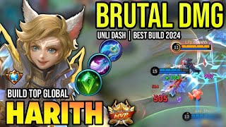 HARITH BEST BUILD 2024 | BUILD TOP GLOBAL HARITH GAMEPLAY | MOBILE LEGENDS✓