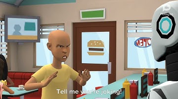 Caillou misbehaves at KFC/grounded