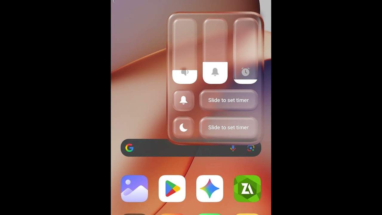Liquid Glass HyperOS effect Concept 