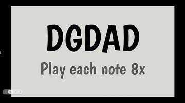 DGDAD Open String Song