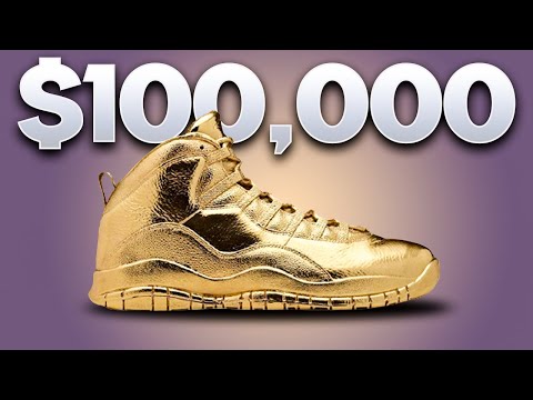 solid gold nike shoes