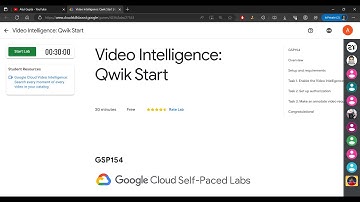 Video Intelligence: Qwik Start | GSP154 | Atul Gupta #qwiklabs