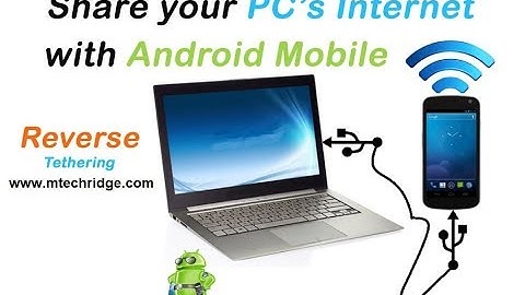 How to Share PCs internet with Android-Reverse Tethering (no root)