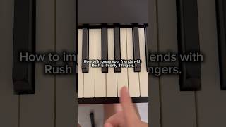 Impress your friends with Rush E by only 3 fingers (Piano Tutorial) #piano #pianomusic #rushe