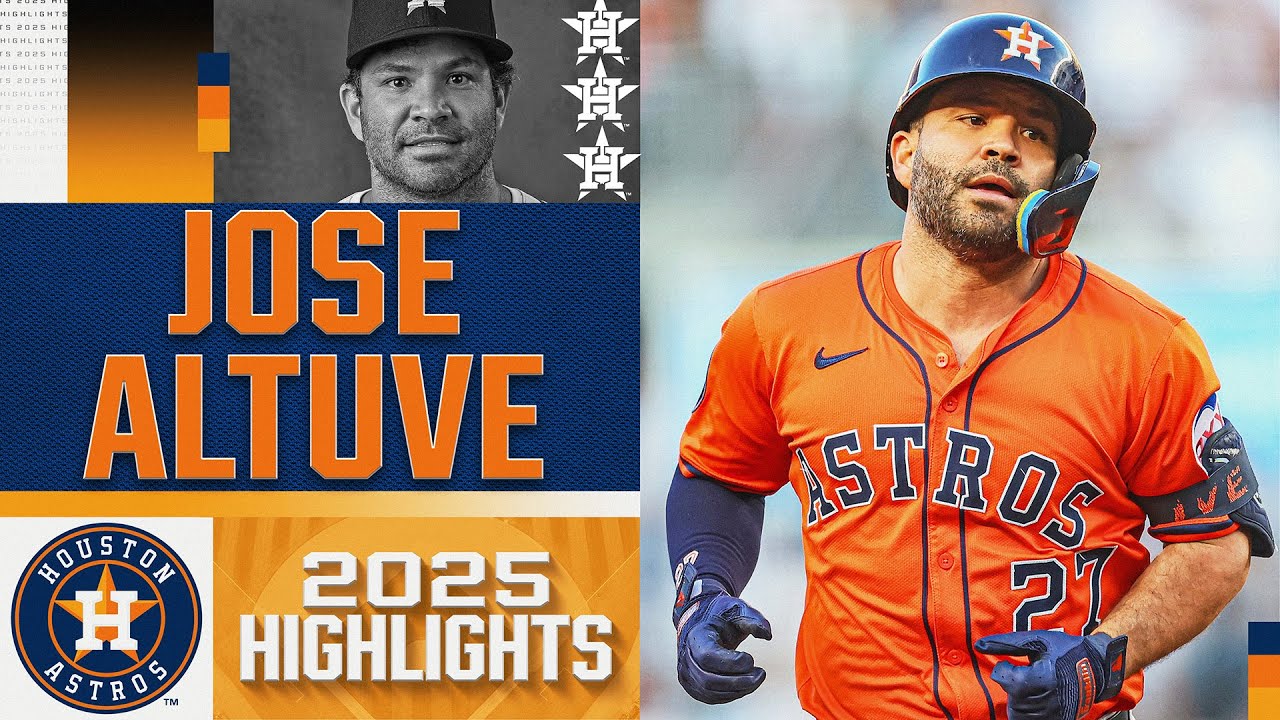 Jose Altuve's best moments in 2025 with the Houston Astros! 🚀