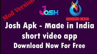 Josh Short Video App Mod| All Unlocked| Made In India| TechOS| Josh app cracked| Subscribe screenshot 1