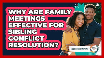 Why Are Family Meetings Effective For Sibling Conflict Resolution? - Sibling Harmony Hub