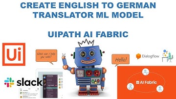 English To German Translator ML Model | E03 | Slack Chatbot | AI Center | UiPath