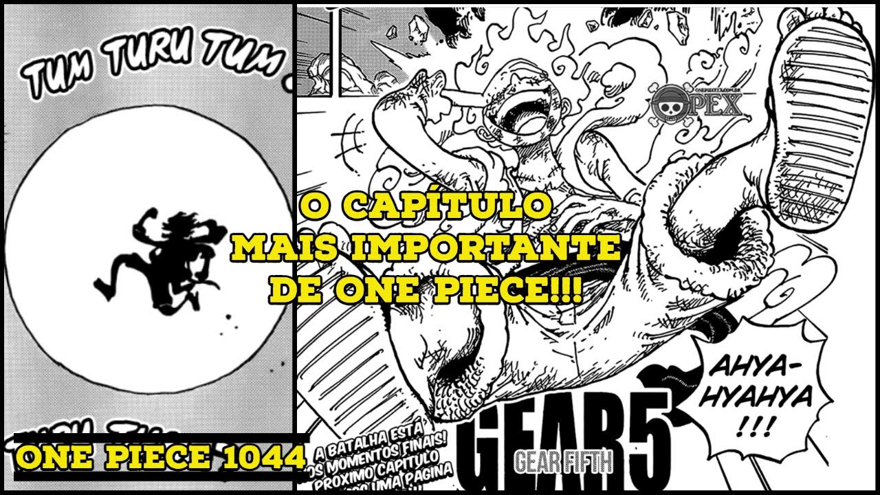 Gear 5!!! Luffy tem um DEUS dentro dele! - One Piece#1044 (MANGÁ REACT) 