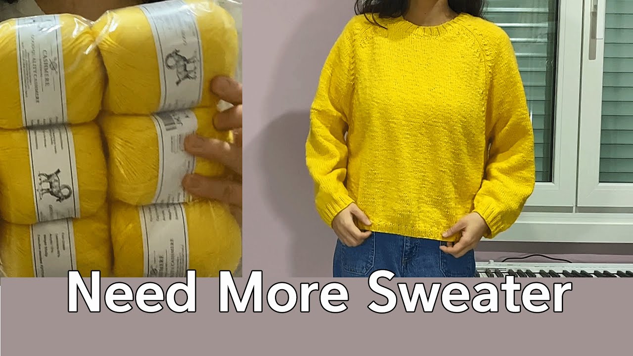 테무 캐시미어 실로 뜬 니드모어 스웨터