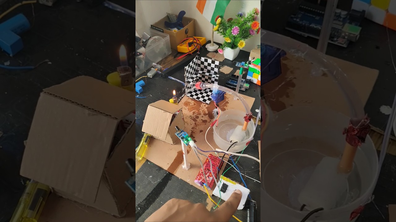 fire detector project working model for science exhibition inspire project ideas for school 