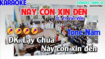 Này Con Xin Đến Tone Nam - ( St Tri Văn Vinh   ) lạy chúa này con xin đến
