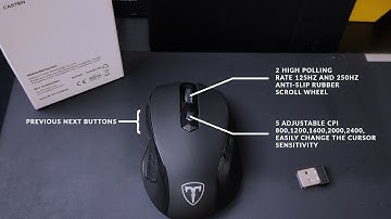 Unboxing Cheap Wireless Mouse VicTsing MM057 2.4G