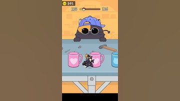 Hide & seek: cat escape| level 125 gameplay (ios,android) mobile casual game #Shorts