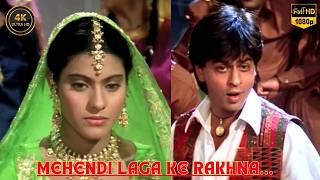 Mehndi Laga Ke Rakhna Song | DDLJ Dilwale Dulhania Le Jayenge | Shah Rukh Khan Kajol | Lata Udit