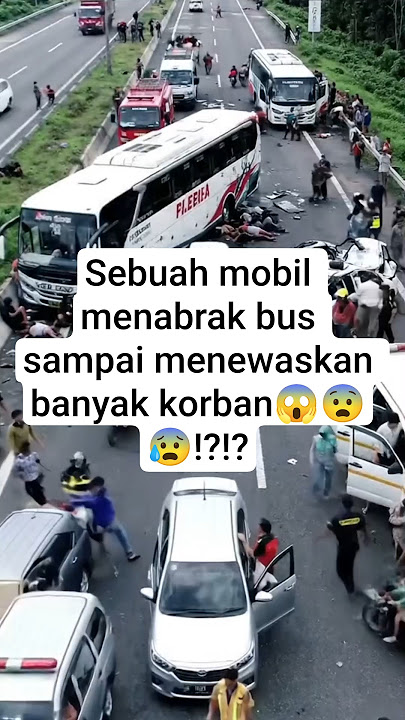 laka yang mengakibatkan banyar korban #shorts