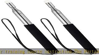 Telescopic Teacher Pointer Stick with Hand Lanyard 2 Pack, Teaching Pointer for Classroom, Hand Poi