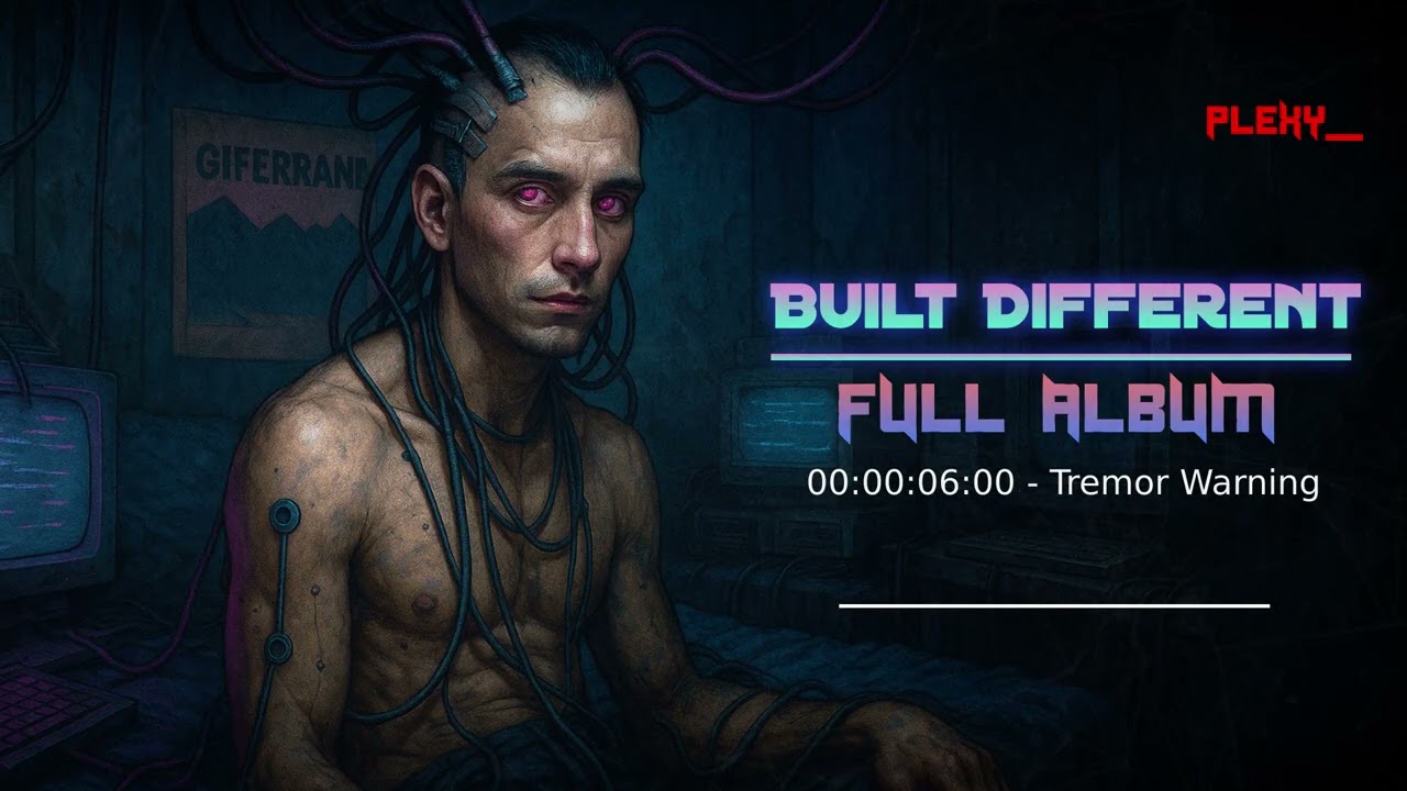 Built Different – Full Cyberpunk Industrial Synthwave Rock Album 2025