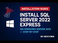 Installing Microsoft SQL Server Express 2022 on Windows Server 2019 | Step-by-Step Setup Tutorial