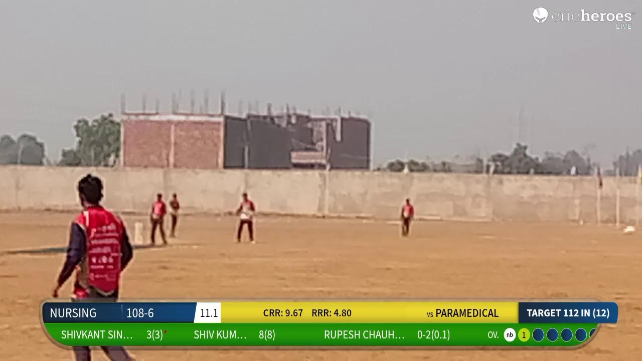 PARAMEDICAL vs NURSING live cricket match | Sai Premier League  live - Sai Medical College Aligarh