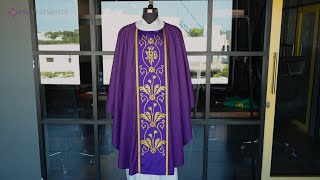 Explore PSG Vestments’ Exquisitely Embroidered Gothic Chasuble.