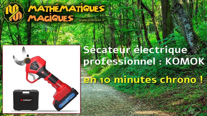 SECATEUR SUR BATTERIE BAHCO BCL20IB • Calad'Motoculture