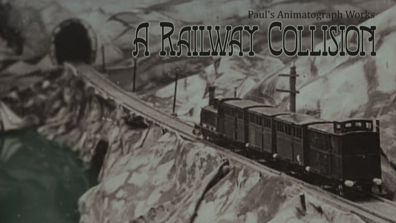 A Railway Collision (1900) Robert W. Paul, Walter R. Booth - YouTube